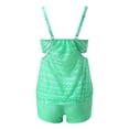 thumbnail image 5 of EGNMCR Tankini Bathing Suits for Women Plus Size Fashion Summer Strappy Casual Printed Swimsuit Swimwear Beachwear Two Piece Set Summer Sale, 5 of 7