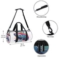 thumbnail image 5 of Whale Dance Bag, Weekender Bag, Carry on Bag, Soccer Bag - 17.7 Inches Sports Tote with Interior Zipper Pocket and Large Capacity, 5 of 6