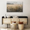 thumbnail image 2 of Abstract Oil Painting Rye And Wild Flowers Canvas Art Framed Abstract Wall Art For Livingroom Bedroom Office, 2 of 6