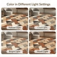 thumbnail image 7 of ODIKA 8'x10' Washable Area Rug Modern Angular Shapes Faded Urban Design Assorted Multi Tone Surface for King Size Bedroom Under Bed, Master Suite, Non-Shedding, Easy Care, 7 of 7