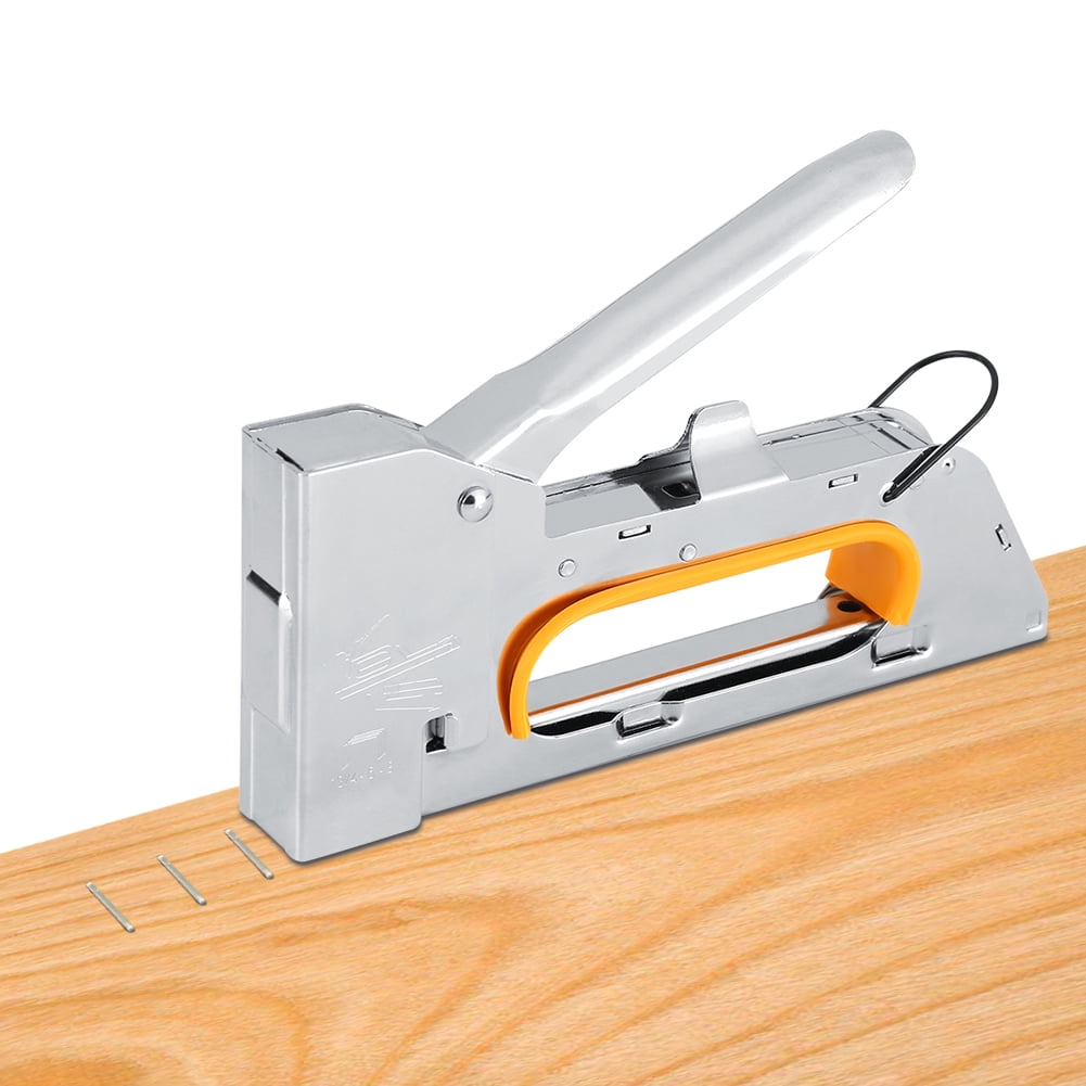 Zaqw Wood Stapler,Stainless Steel Construction Manual Staple Furniture Stapler to Hold 1008F