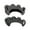 Black, variant on 2Pcs Silicone Toe Separator Three-hole Valgus Thumb Orthopedic Pad Overlapping Hammer Foot Corrector