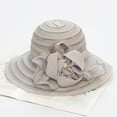 thumbnail image 3 of Visland Women's Sun Hat Church Party Wedding Dress Organza Hat, 3 of 4