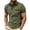 Army Green, variant on Men's Dress Shirts with Pocket Pullover Button Closure Short Sleeve Henley Tops for Business Casual Wear Spring Summer Casual Outfits