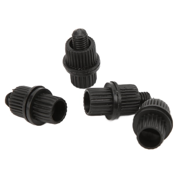 Sujetador de placa de matrícula de motocicleta, 4 piezas Tornillo de placa de matrícula Piezas de motocicleta Tornillo de placa de matrícula negro Rendimiento inigualable