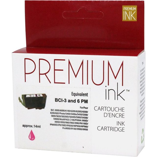 Cartouche d'Encre Premium - Alternative pour Canon BCI-3EPM - Magenta Photo