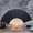 Black, variant on Rvkxad Folding Hand Fan, Elegant Lace Silk Wedding Dance Party Fan, Stamping Process Smooth Opening Cloth Lace Plastic Ribbing Fashion Accessory for Stage Performance Business Gift