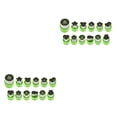 thumbnail image 3 of Molde para hornear Yuarrent 12 Uds a prueba de herrumbre desmontable Verde 2Conjunto, 3 of 6