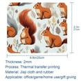 thumbnail image 5 of Squirrel Gaming Mouse Pad, Desk Mat, 8.3x9.8 Inch, Non-Slip Rubber Bottom, Printed, Suitable for Office and Gaming, 5 of 6