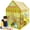 Supermarket Style, variant on Retrok Kids Playhouse with Roll-up Door Colorful Cute Playhouse Tent Large Size House Play Tent Detachable Foldable Castle Easy to Assemble for Boys Girls Indoor Outdoor Game 40.5×36.6×27.5in