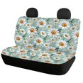 thumbnail image 2 of Pzuqiu Car Front & Rear Seat Covers Full Surround Full Set Car Seat Covers Polyester Fabric Anti-Slip Stretchy, Fit for Trucks SUV most Cars, Daisies, 2 of 10