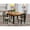 Black/Wood, variant on East West Furniture Kitchen Table Set Includes a Dining Table with Butterfly Leaf and Dining Chairs (Chair Seat Type Options) PARF5-BLK-C N/A