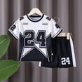 thumbnail image 3 of WOYY Boys Athletic Shorts Set Summer Active Short Sleeve Tshirt Shorts Outfits, Sizes 1-12, 3 of 3