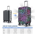thumbnail image 6 of Balery Luggage Cover Rainbow Animal Skin Print Suitcase Covers for Luggage Elastic Washable Suitcase Protector Fits 18-32 Inch Luggage-Large, 6 of 9