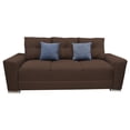 thumbnail image 1 of Sofa El Bazar Store Suecia Lino Chocolate 3 plazas, Modular, Moderno, Sala, 1 of 4