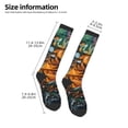 thumbnail image 4 of Fotbe Colorful Graffiti Abstract Eye print Women's Men's Novelty Crew Socks Cotton Socks Knee High Socks for Walking,Running,Nurses,Pregnancy, 4 of 8