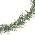 thumbnail image 3 of POWKOL - Guirnalda de eucalipto artificial, 2 unidades, hojas de eucalipto colgantes artificiales, guirnalda verde para decoración de pared, arco de fondo de boda, 1,8 m, protección UV, para, 3 of 6
