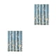 thumbnail image 3 of Matsuzay Cortina De Ducha Impermeable - Baño Seco Y Con Estilo Fácil De Instalar Cortinas De Ducha Duraderas Para Baño Cómodo 240 * 200 Cm 240*200cm 2Conjunto, 3 of 6