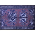 thumbnail image 1 of Ahgly Company Indoor Rectangle Persian Blue Traditional Area Rugs, 7' x 10', 1 of 4