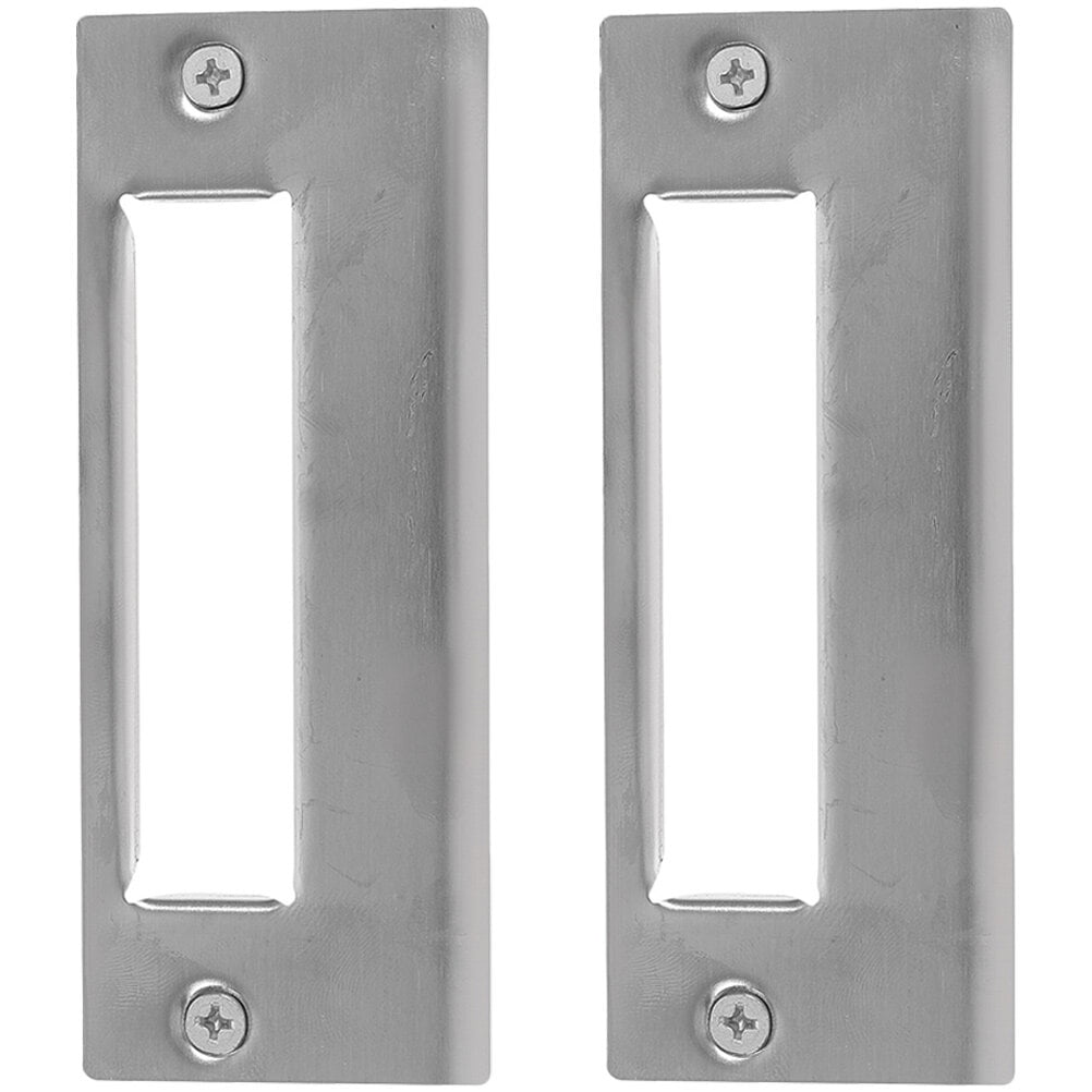 2pcs Deadbolt Strike Plates Door Hole Cover Plates Door Striker Plates