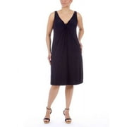 Women's Plus Sleeveless Jersey Knot Dress