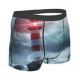 thumbnail image 3 of Naloa Lighthouse in a Stormy Sea Print Mens Underwear - Boxers for Men, Classic Briefs for Men, 3 of 9