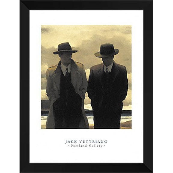 Jack Vettriano Framed Art Print 28x36 "Amateur Philosophers"