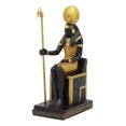 thumbnail image 3 of Ebros Ancient Egyptian God Of The Sky Horus Falcon Ra Sitting On Throne Statue, 3 of 5