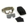Revision Merlinhawk Goggle System Essential Kit, Tan 499 Frame, Clear and Smoke
