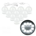 thumbnail image 3 of Hollywood-Inspired LED Vanity Mirror Lights Kit, 6-Piece USB-Powered with 3 Color Modes (Warm, White, Natural Light), Touch Dimmable Brightness, Soft Eye-Caring Illumination, Easy Stick-On, 3 of 7