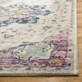 thumbnail image 3 of SAFAVIEH Madison Louise Overdyed Floral Area Rug, Ivory/Fuchsia, 9' x 12', 3 of 7