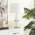 thumbnail image 2 of Urban Designs Claudia 26-inch Metal Table Lamp - White, 2 of 5