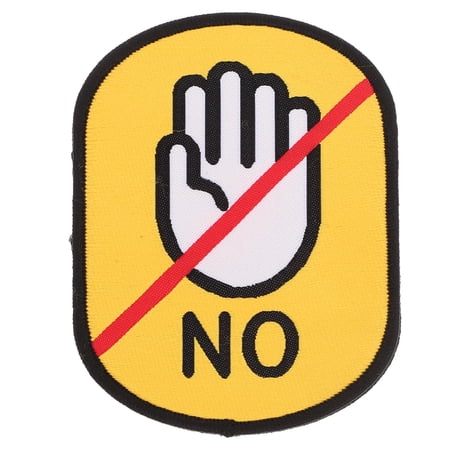 Do Not Touch Meaning Social Logo Identification Label Leash Sticky Stickers Warn Decals Reminder for Pet Puppy