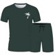 thumbnail image 4 of Playeras Algodon Para Hombre, Camiseta Informal De Verano A La Moda Para Playa, Con Estampado Digital 3D, Solapa Con Botones, Manga Corta, 105, 4 of 4