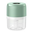 thumbnail image 2 of de verduras Trituradora de Herramientas de cocina Chili Trituradora de verduras Trituradora de eléctrica Procesador de alimentos 250ml Verde Soledad Picadora de ajo eléctrica, 2 of 10