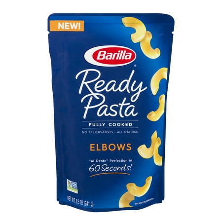 (4 pack) Barilla Ready Pasta Fully Cooked Elbows, 8.5 (The Best Way To Cook Pasta)