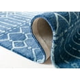 thumbnail image 6 of SAFAVIEH Himalaya Darin Geometric Wool Area Rug, Navy/Silver, 8' x 8' Square, 6 of 8