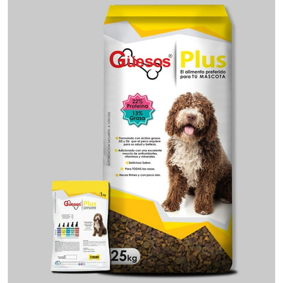 Alimento para Perros Güesos Plus 25 kg