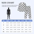 thumbnail image 4 of Balery Happy Soccer Pijama para Hombre de Dos Piezas con Manga Larga, Conjunto de Dormir y Descanso Suave con Bolsillos-X-Large, 4 of 7