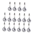 thumbnail image 4 of Luzkey Balles de Poids pour Rideaux, Poids pour Draperies, Cintres Robustes, Pendentifs pour Drapeau de Jardin, Rideaux de Douche, Patio, Intérieur Extérieur, Pergola, 16 Pcs, 4 of 8