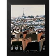 thumbnail image 2 of Manzo, Giovanni 14x18 Black Modern Framed Museum Art Print Titled - Toits de Paris, 2 of 5