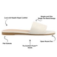 thumbnail image 4 of Journee Womens Kolinna Slip On Slide Flat Sandals, Widths Available, 4 of 10