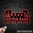 thumbnail image 3 of Craftnamesign Custom Judo Metal Key Holder, Judo Player Decorative Coat Rack, Judo Metal Key Hanger, 3 of 5