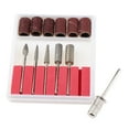 thumbnail image 3 of Nail Art 6pcs Juego de Brocas para Taladro Herramientas 3/32 'para Eléctrica de Manicura Acrílica, Envíe 6 Bandas de Arena para Taladr Baoblaze Brocas profesionales para uñas, 3 of 7