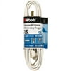 Woods 15-Foot Cube Extension Cord with Power Tap, White