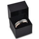 Tungsten Wedding Band Ring 4mm for Men Women Comfort Fit 18K Rose Gold Plated Beveled Edge Brushed Polished Lifetime Guarantee – image 4 sur 5