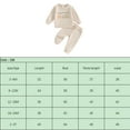 thumbnail image 4 of Bagilaanoe 2PCS Toddler Baby Girl Pants Set Letter Print Long Sleeve Sweatshirt Pullover Tops + Drawstring Sweatpants 3M 6M 12M 18M 24M 3T Kids Casual Sweatsuits, 4 of 9