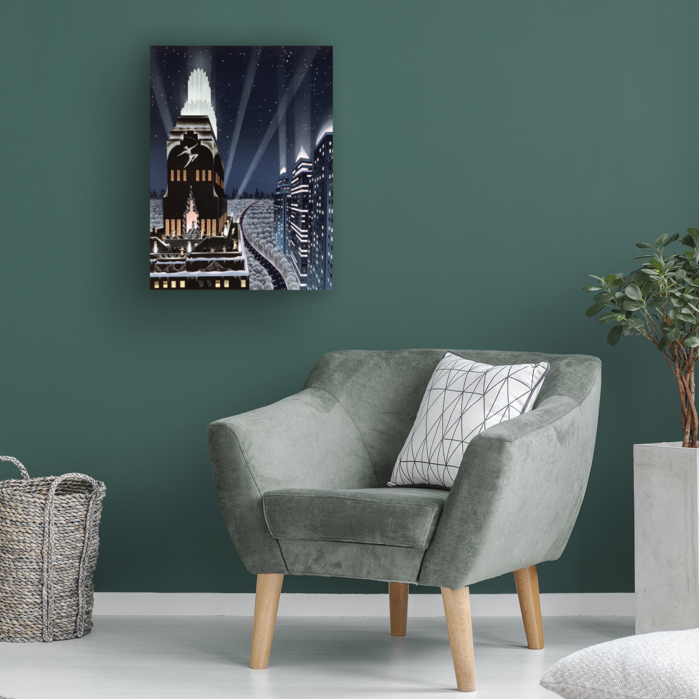 Robert Hoppe 'Rooftop Serenade' Canvas Art