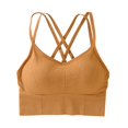 thumbnail image 4 of Sujetador con tiras en la espalda Sujetador de una pieza con almohadilla para el pecho Chaleco deportivo interior Sujetador push up sin aro de acero para mujer, 4 of 4