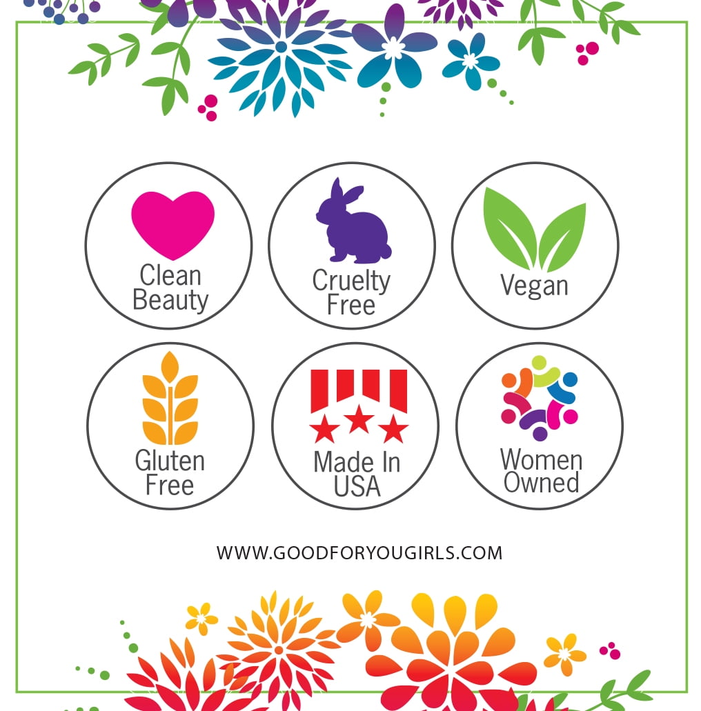 Good For You Girls 3 Step Skin Care Starter Kit for Kids, Pre-Teens, and Teens, Made with Natural and Organic Ingredients for All Skin Types, Skin Care Kit
